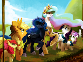 Celestia and Luna went to Sisterhooves to WIN