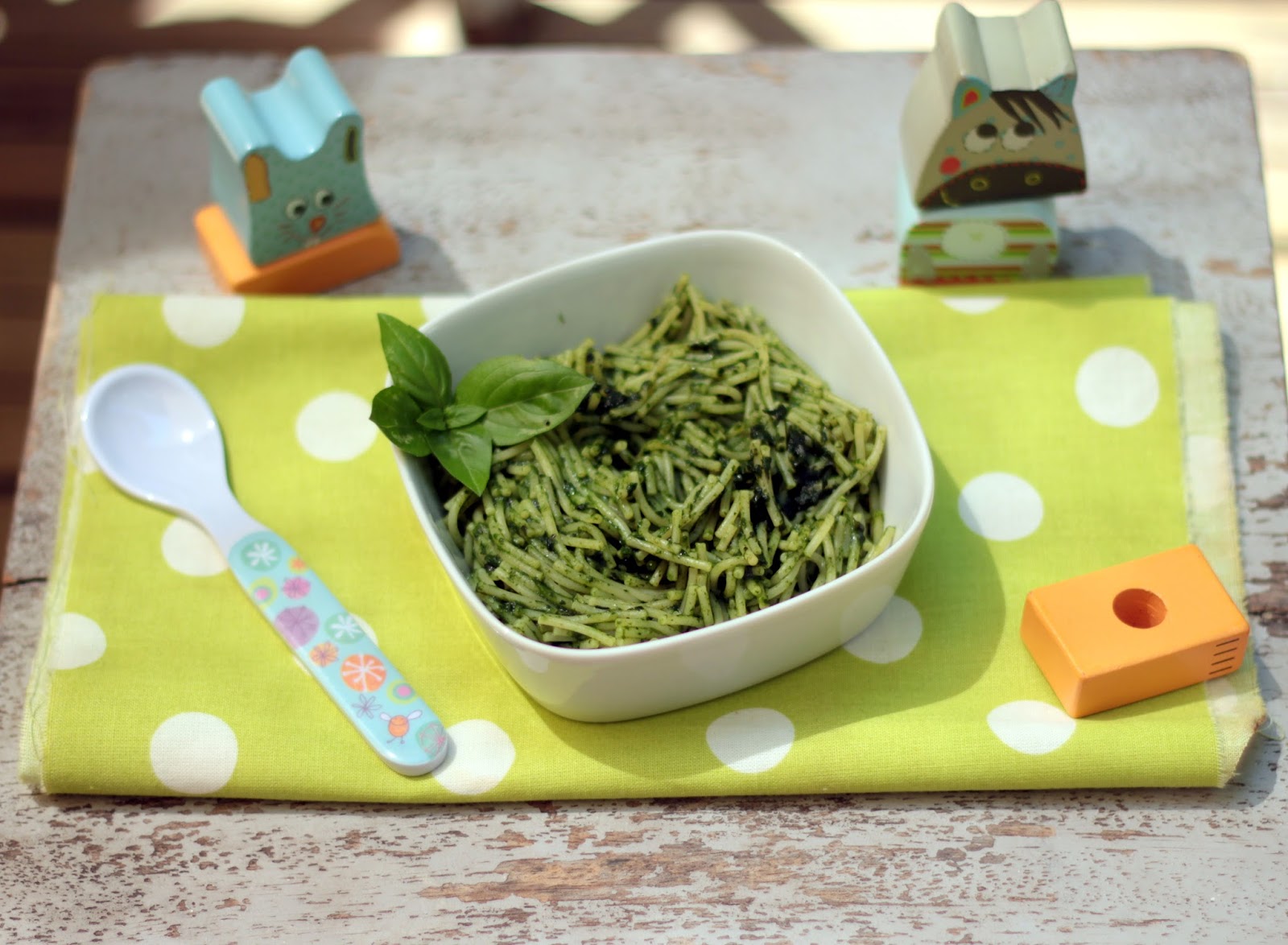 Camelie Mes Premiers Spaghettis Au Pesto Pour Bebe Des 10 Mois