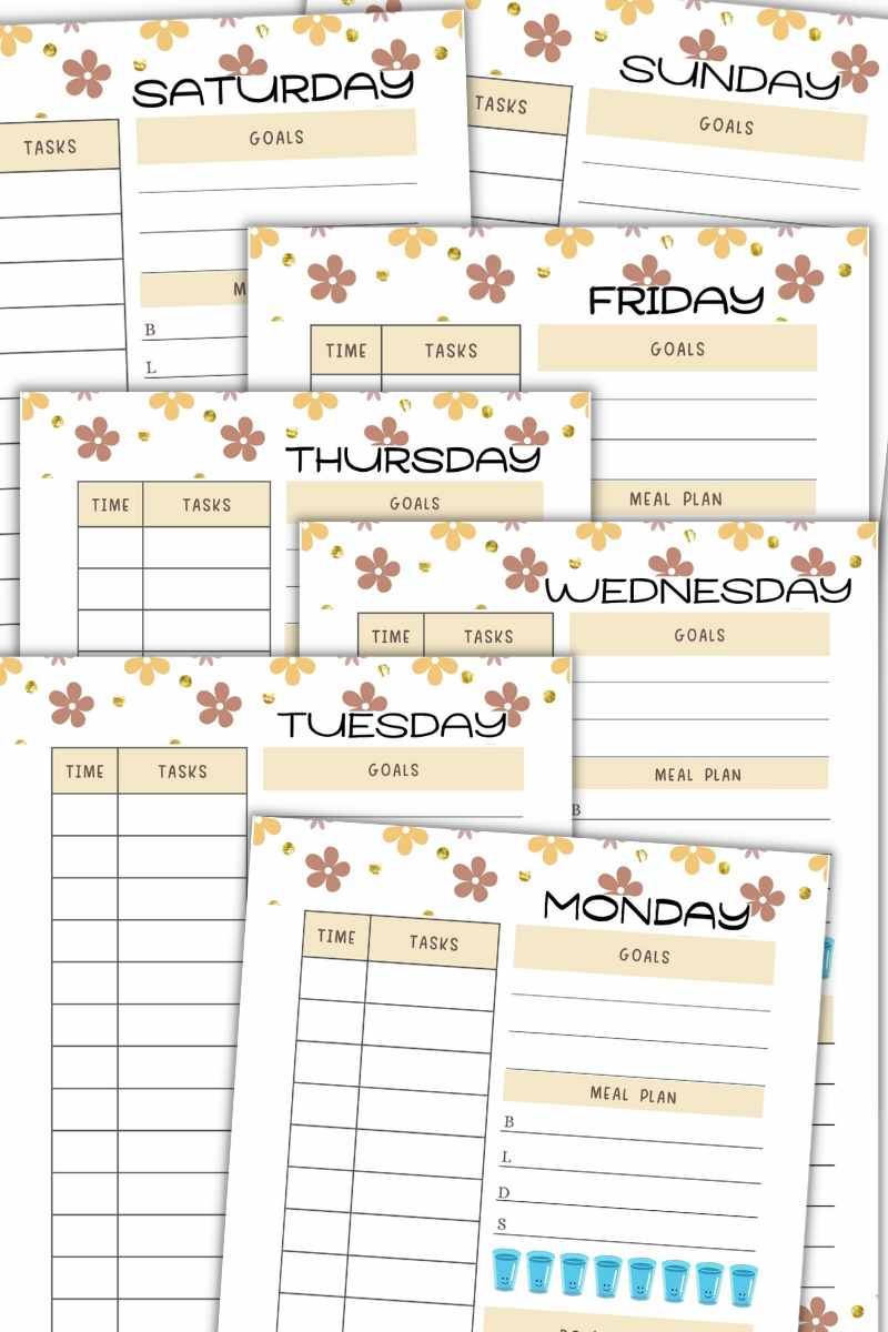 Printable Daily Planner