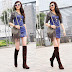 Street fashion with long boots 