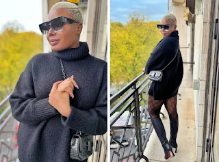 NANCY ISIME SHARE PHOTOS OF HERSELF IN LONDON