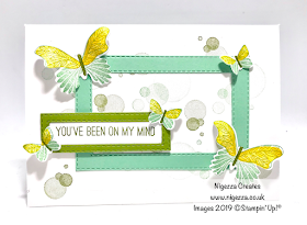 #SFA colour challenge Stampin Up! Butterfly Gala Nigezza Creates