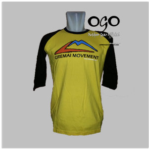 Kaos Ciremai Movement Warna Kuning