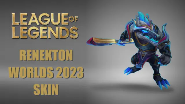 league of legends worlds 2023 renekton skin, lol worlds 2023 skin, league of legends worlds 2023 renekton skin splash art, lol worlds 2023 renekton skin