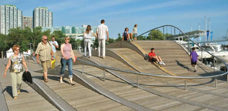 the surface of the wavedecks