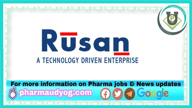 Rusan Pharma | Urgent Hiring for QA at Dehradun | Send CV