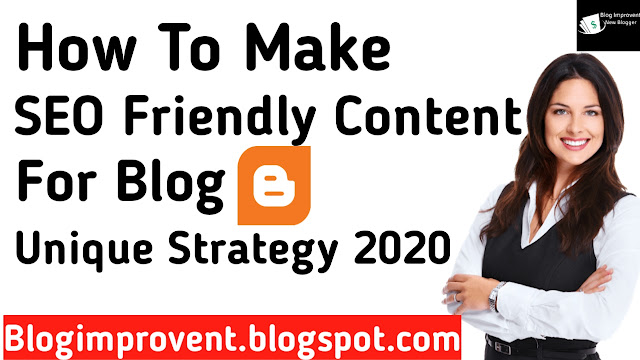 How To Write SEO Friendly Content for Blog