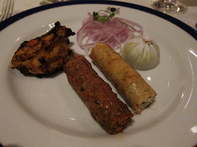 Kabab platter at Esphahan