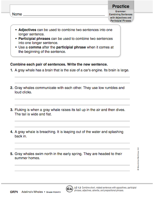 homework 2012 2013 april 1st grammar worksheets