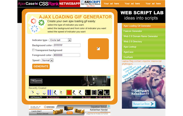 Web Script Lab