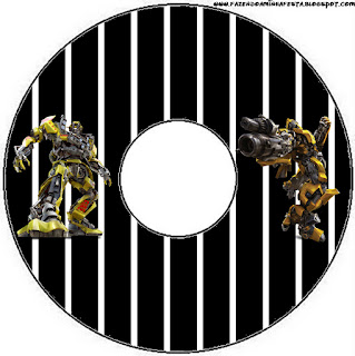 Transformers, Free Printable CD Labels.
