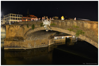 Most kamienny Ponte Santa Trinita - Florencja - Włochy