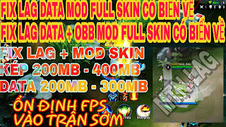 FIX LAG V10 MOD SKIN KÉP + DATA | Fix Lag Liên Quân Và Mod Full Skin Có Biến Về Full Gói Mở Rộng Và Tài Nguyên Game Sau Cập Nhật