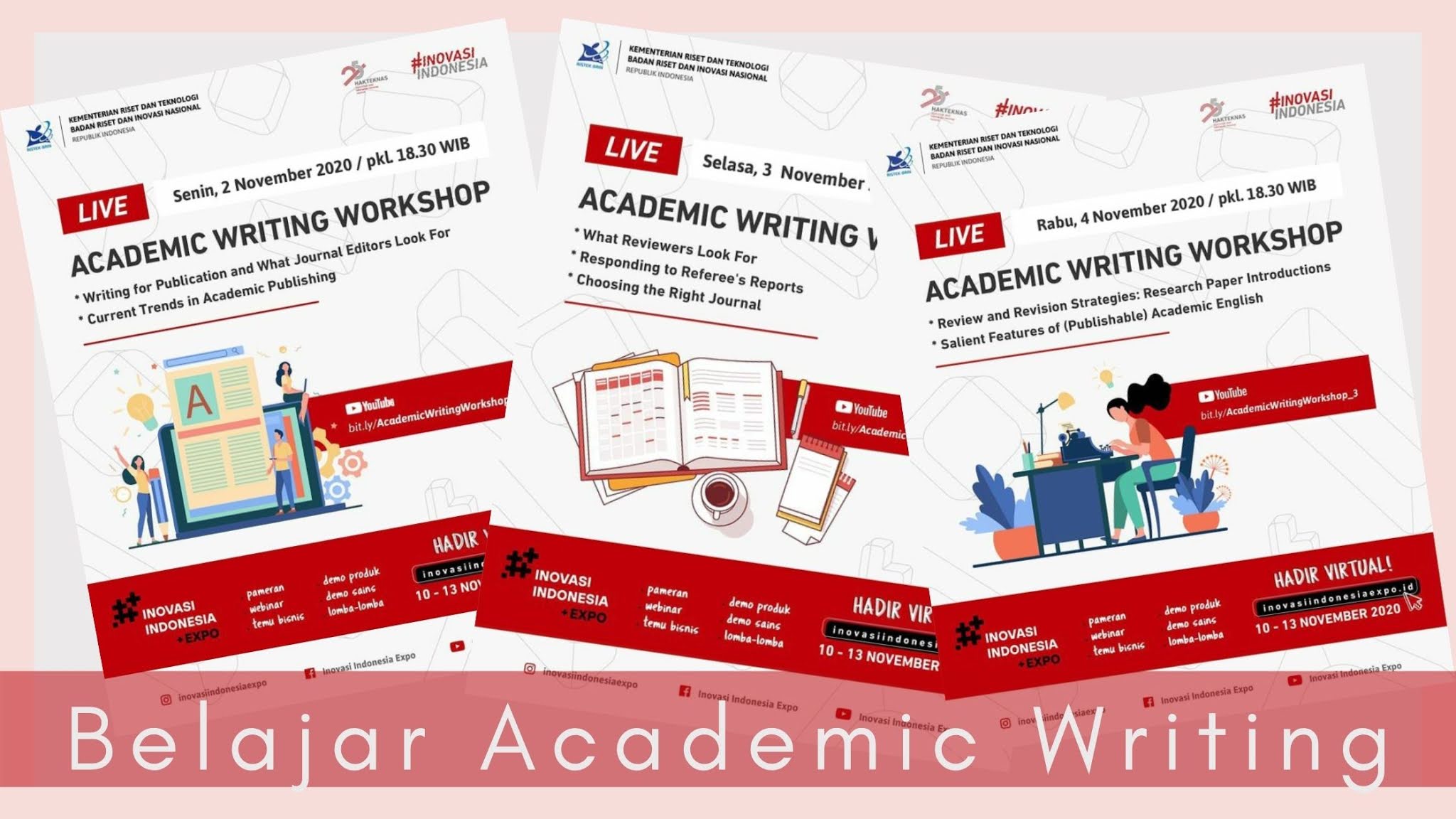 academic writing workshop Kemenristek/BRIN