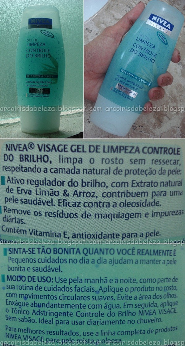 Gel de Limpeza Controle do Brilho Nivea Visage