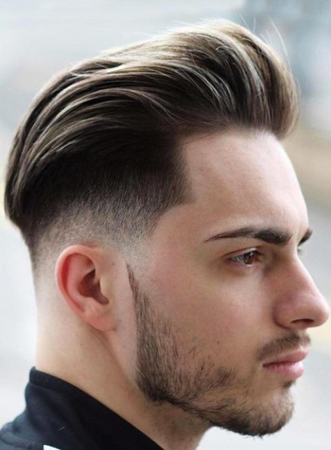 50 Ide potongan rambut pria undercut top knot brushed on 