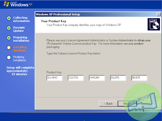 Cara Menginstal Windows XP Step10