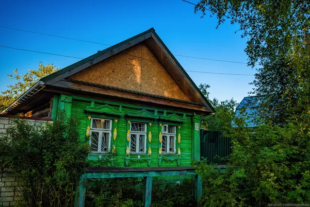 Деревенский, деревянный дом