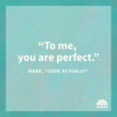 To me, you are perfect.