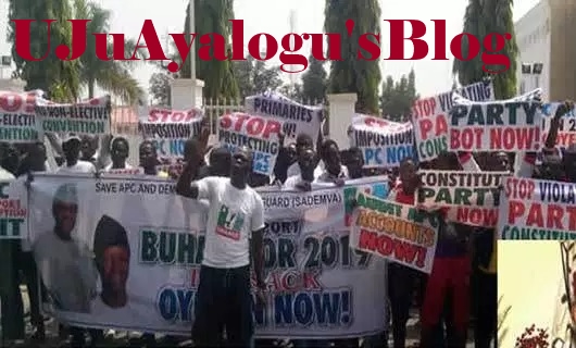 Protesters storm APC secretariat, demand Odigie-Oyegun’s sack