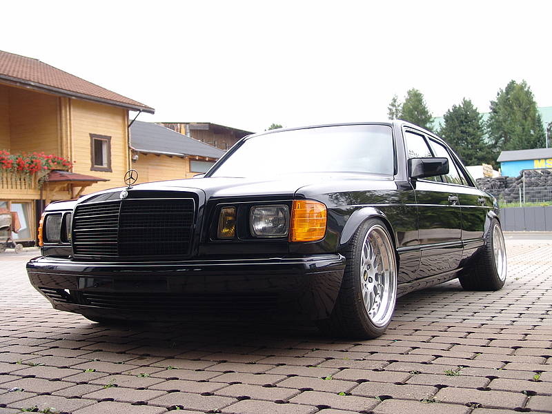 MercedesBenz W126 Tuning BLACK