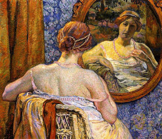 Тео ван Рейссельберге Théo van Rysselberghe Женщина перед зеркалом