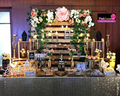 Rustic Themed Wedding Dessert Buffet