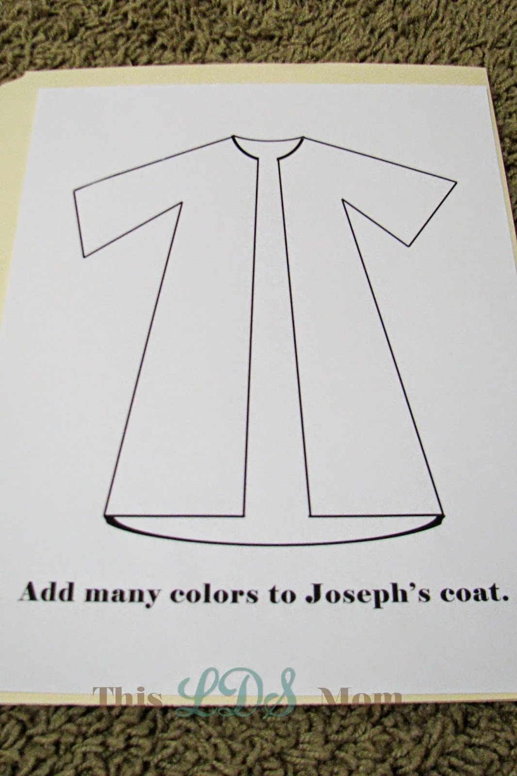 Printable Joseph Coat Of Many Colors Printable Word Searches