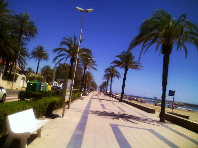 Beach promenade of Cunit