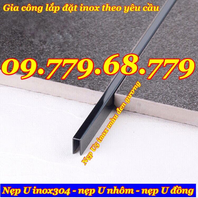 nẹp chữ U inox 304