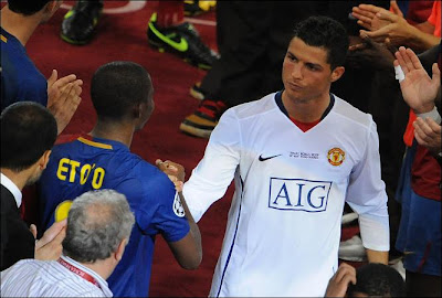 Cristiano Ronaldo, Manchester United, Portugal, Transfer to Real Madrid, Pictures, Eto'o