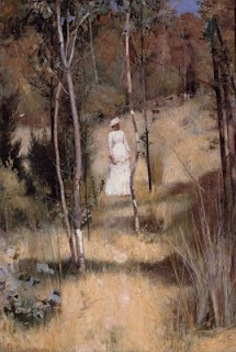 A summer morning tiff - Tom Roberts painting