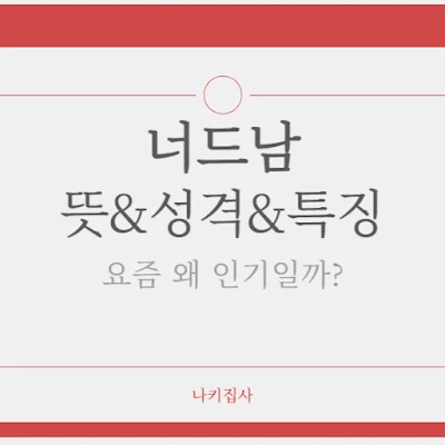 너드남-뜻-성격-특징-왜-요즘-인기일까