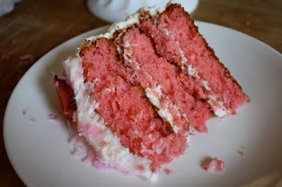 Strawberry Birthday Cake