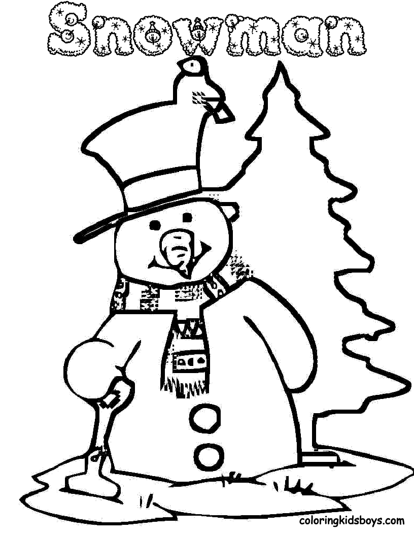  Free Holiday Printable Coloring Pages   6