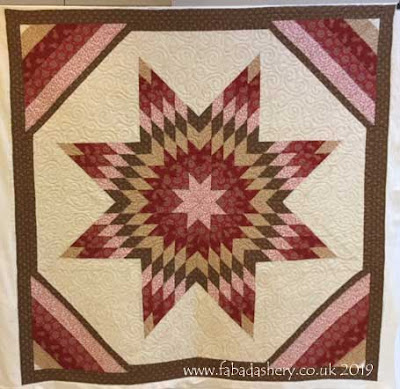 Lone Star quilt made by Paula in French General Fabrics