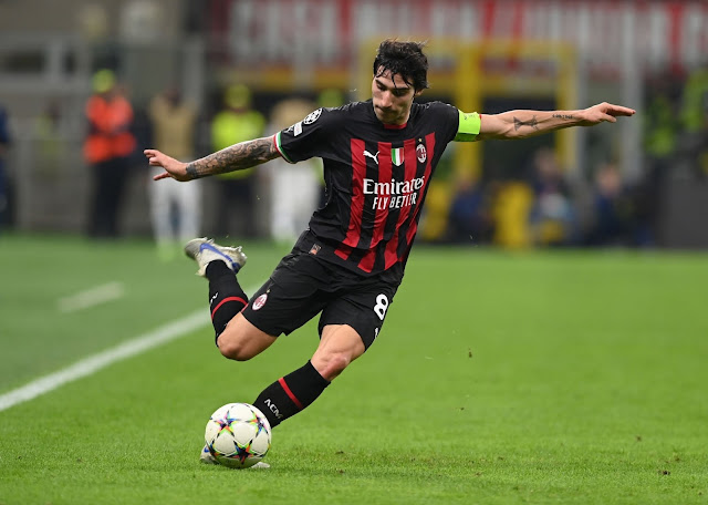 Sandro Tonali AC Milan in Action