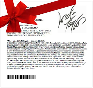 Free Printable Lord & Taylor Coupons