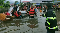Banjir dan Longsor Di Sumatera barat Akibat Hujan Lebat yang Terjadi Sejak Kamis, 2 Warga Belum ditemukan 