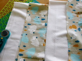 Stripes One Patch Baby Quilt Tutorial