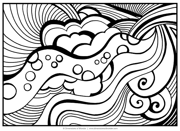 Abstract Coloring Pages  Free Large Images