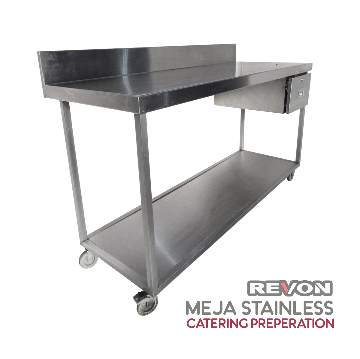  Meja  Stainless  Steel  Catering Preperation