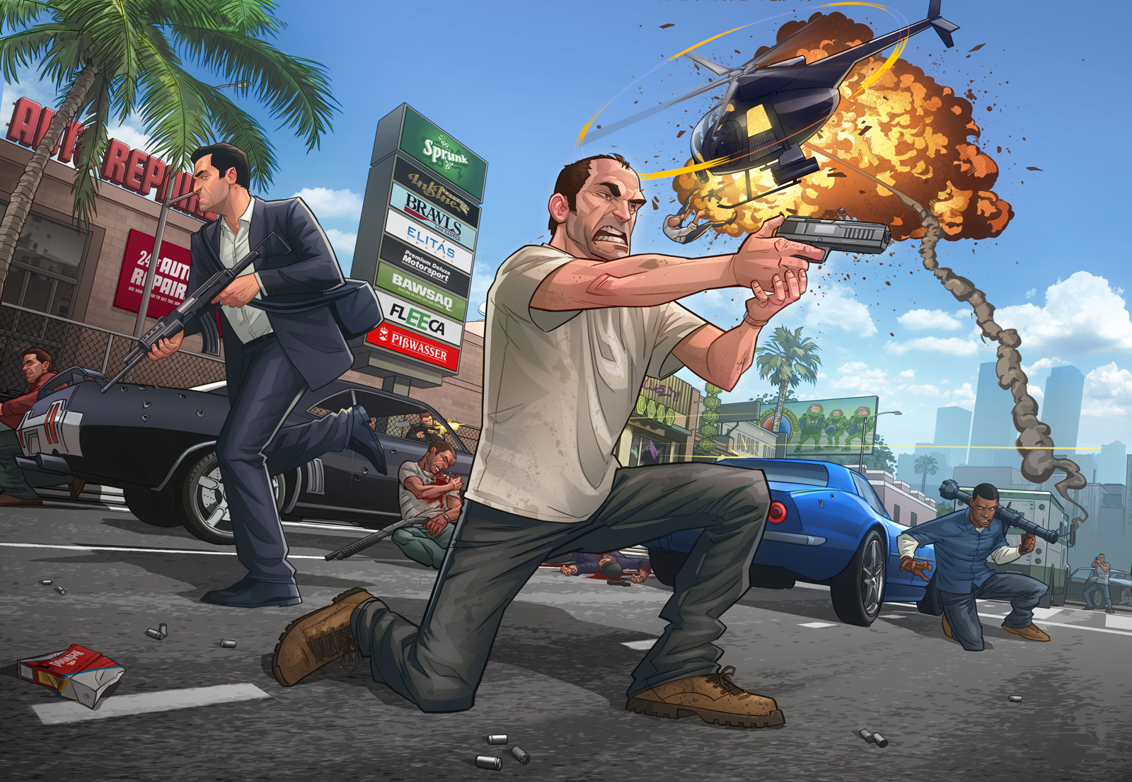 Grand Theft Auto Wallpaper Fondos de Pantalla Pc Background Wallpaper ~ Fondos para Whatsapp ...