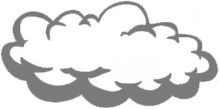 CLIPART CLOUD1| JPG, PNG 