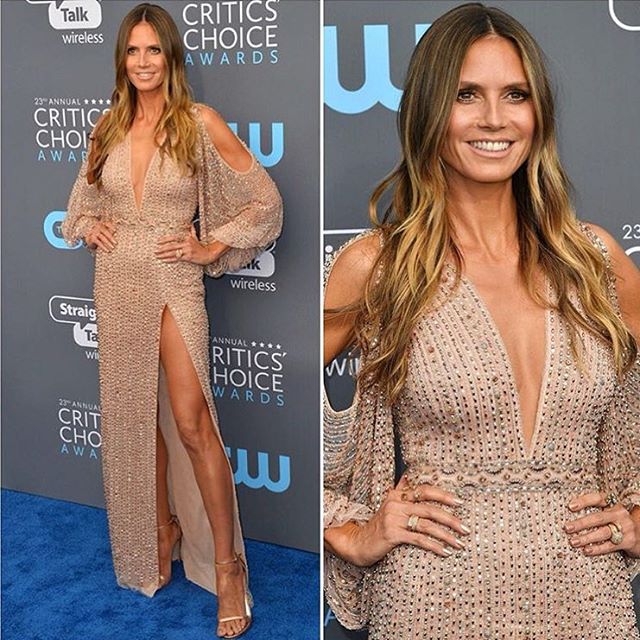 Heidi Klum en los Critics'Choice Awards