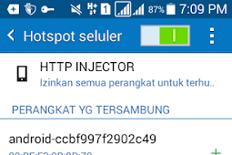 CARA MENGGUNAKAN HTTP INJECTOR SEBAGAI HOSTPOT