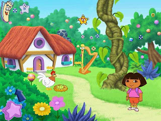 dora the explorer wallpaper nature