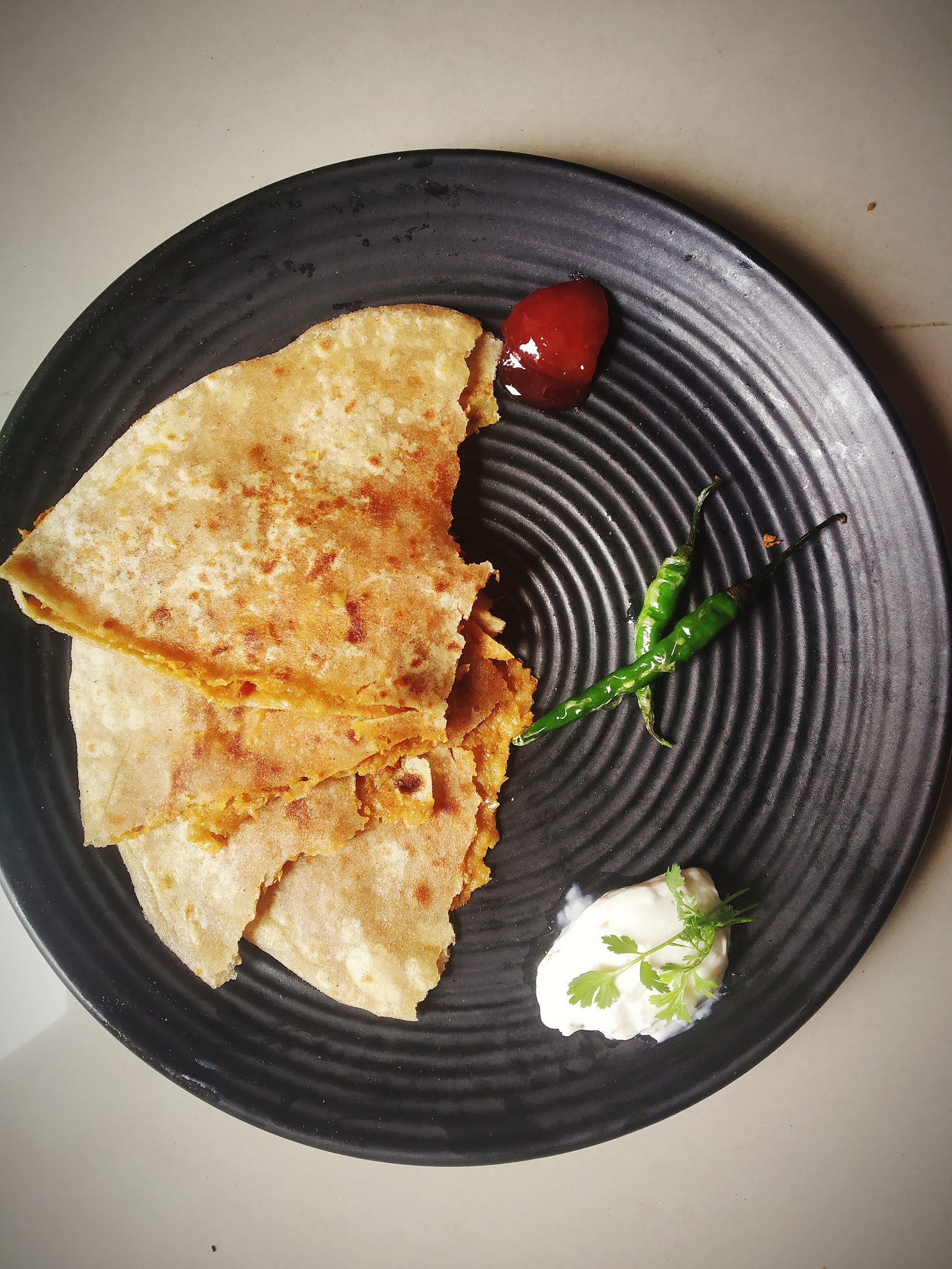 Stuffed Cabbage Paratha