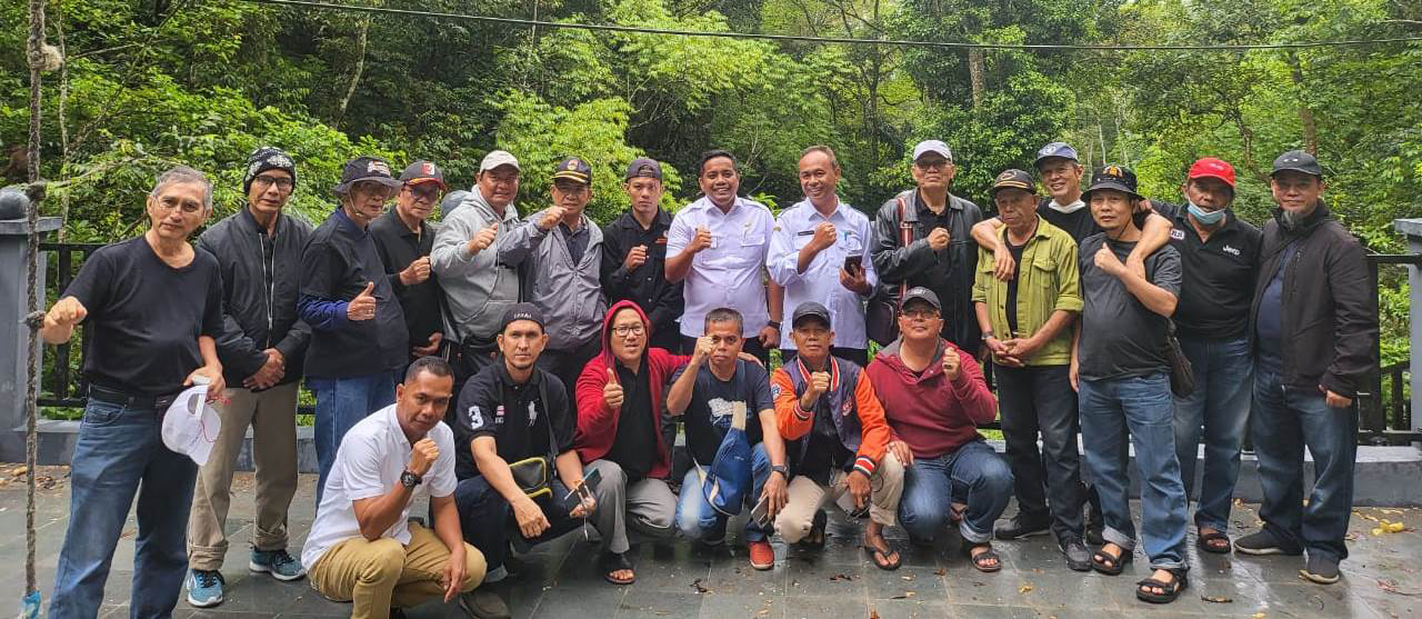 Asisten Ekbang dan Kadisparbud Simalungun Sambangi Objek Wisata Monky Forest di Sibaganding