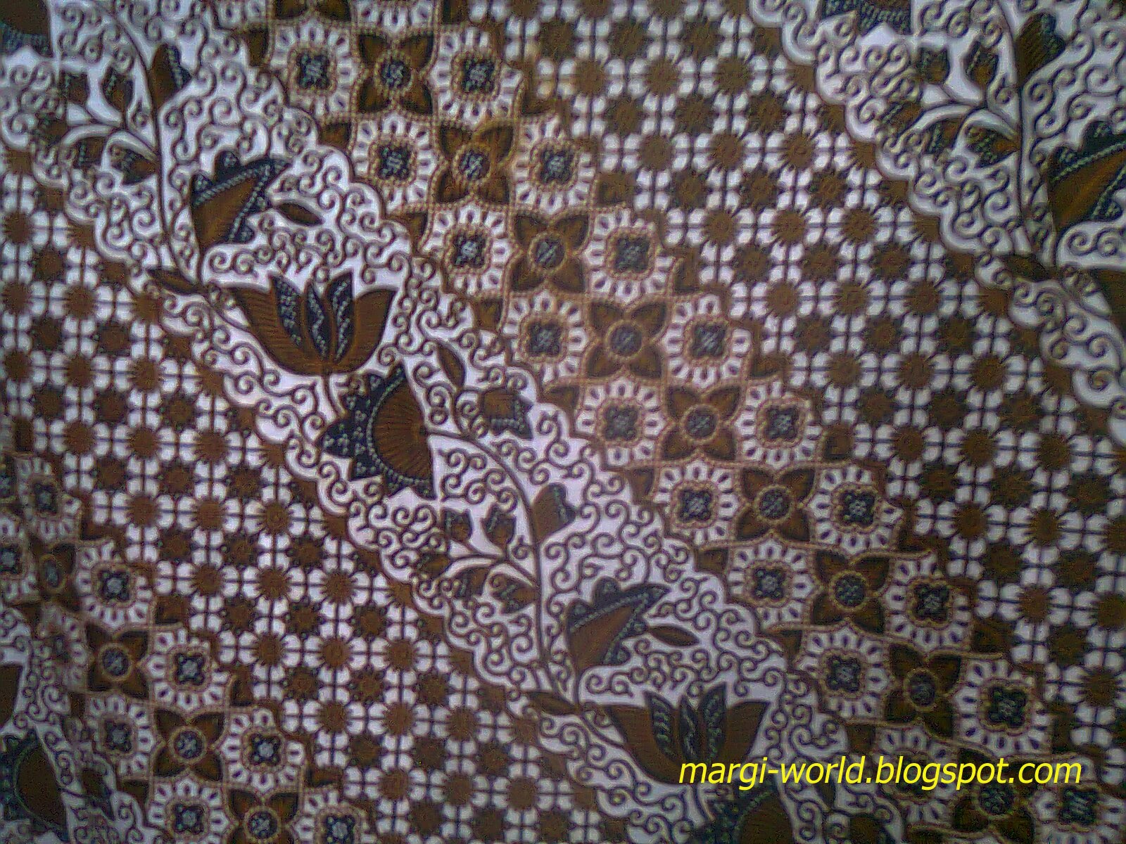 Contoh gambar desain batik klasik unik yang mengesankan